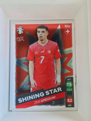 Zeki Amdouni – Svájc – Topps Match Attax 2023/24 #106 – Svájci válogatott – Match Attax – 2023/24 gyűjtői kártya