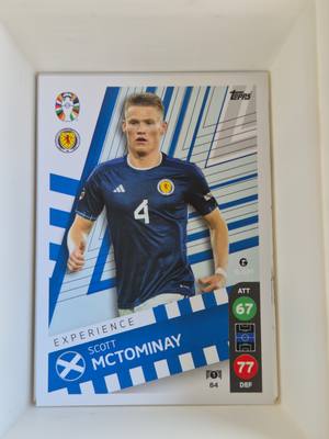 Scott McTominay – Scotland – Topps UEFA Euro 2024 Experience #1 Base – Skót válogatott – Experience – 2024 gyűjtői kártya