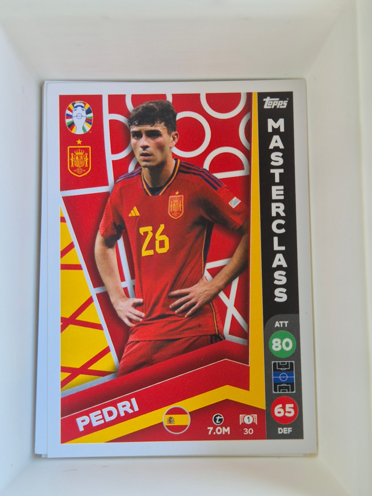 Pedri – Spain – Topps UEFA Nations League Masterclass Base