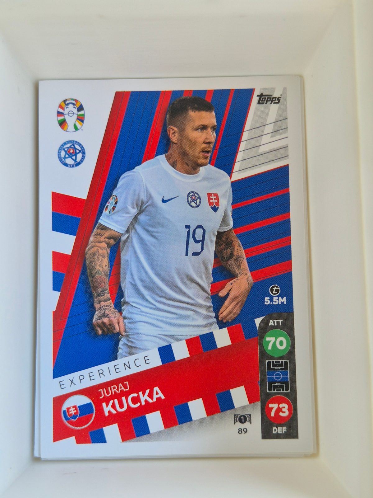 Juraj Kucka – Slovakia National Team – Topps UEFA Euro 2024 Match Attax Experience #89 Base