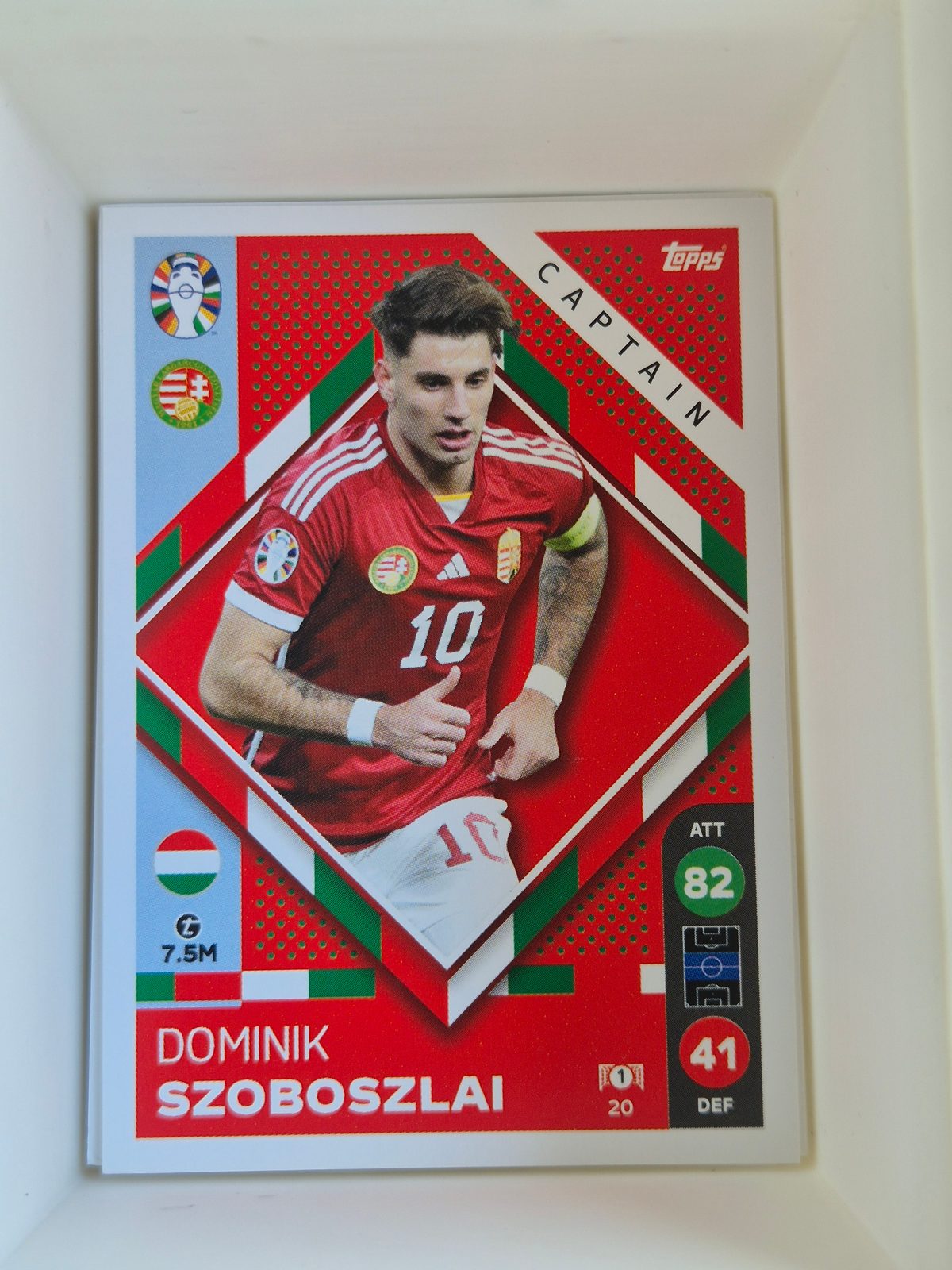 Dominik Szoboszlai – Hungary – Topps UEFA Nations League Captain