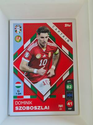 Dominik Szoboszlai – Hungary – Topps UEFA Nations League Captain – Magyar válogatott – Captain gyűjtői kártya