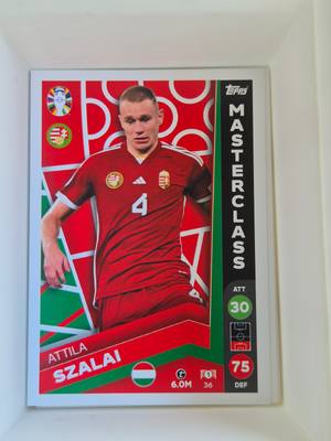 Attila Szalai – Hungary National Team – Topps Masterclass UEFA Euro #36 Base – Magyar válogatott gyűjtői kártya