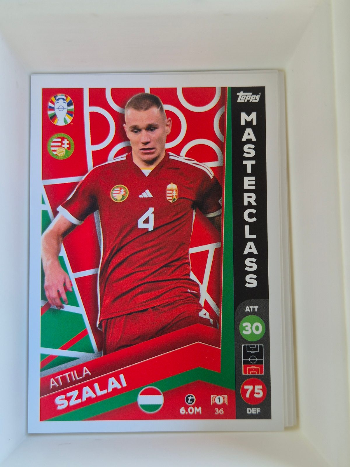 Attila Szalai – Hungary – Topps Masterclass – UEFA Euro