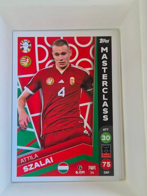 Attila Szalai – Hungary – Topps Masterclass – UEFA Euro – Magyar válogatott – Masterclass gyűjtői kártya