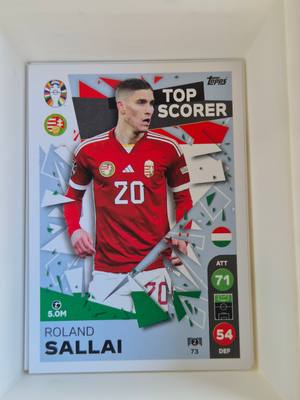 Roland Sallai – Hungary – Topps UEFA Euro Match Attax Top Scorer – Magyar válogatott – Match Attax gyűjtői kártya
