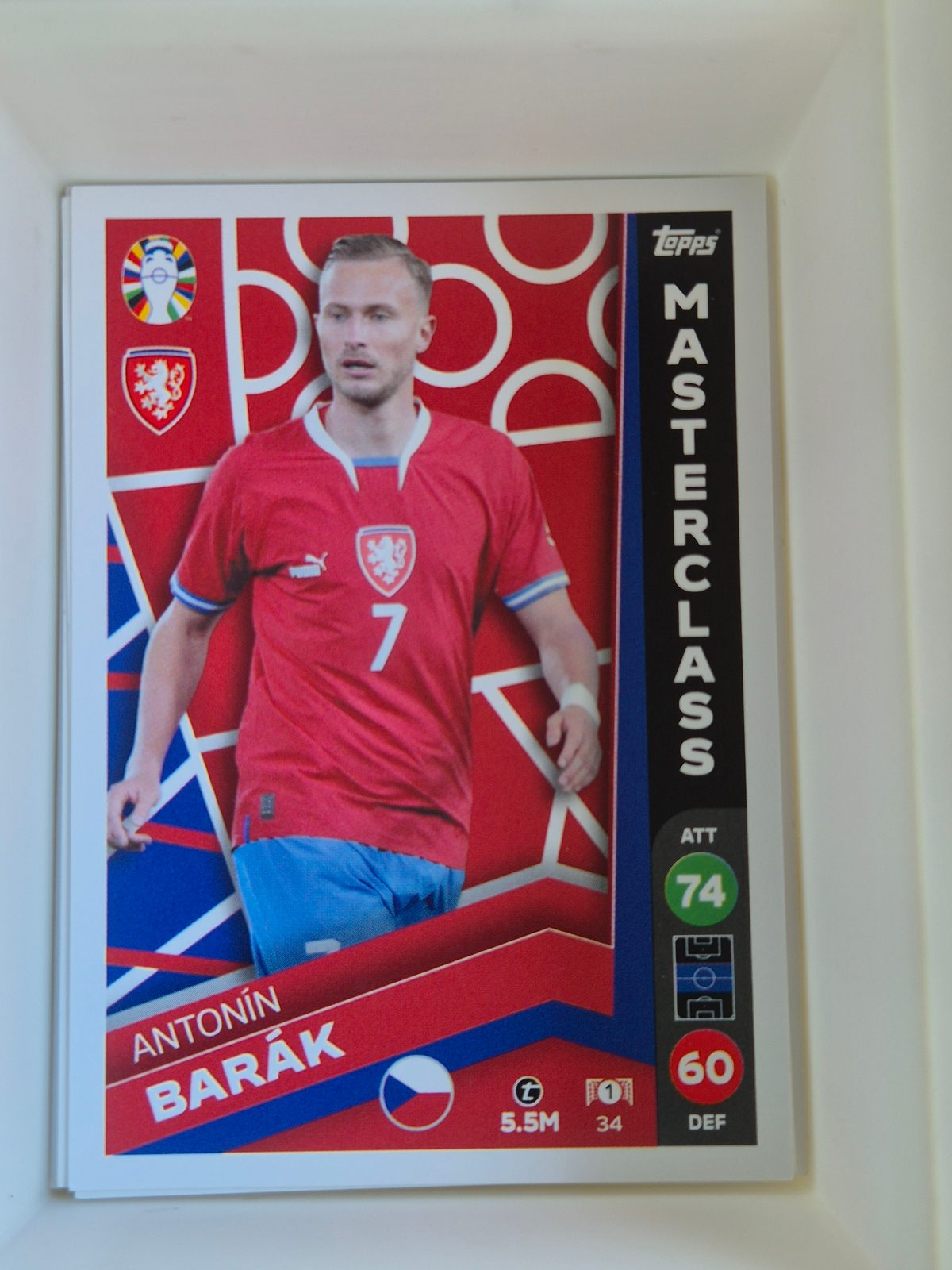 Antonín Barák – Czech Republic – Topps Masterclass – UEFA Nations League