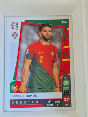 Gonçalo Ramos – Portugália – Topps UEFA Nations League Debutant #37 – Portugál válogatott – Debutants gyűjtői kártya