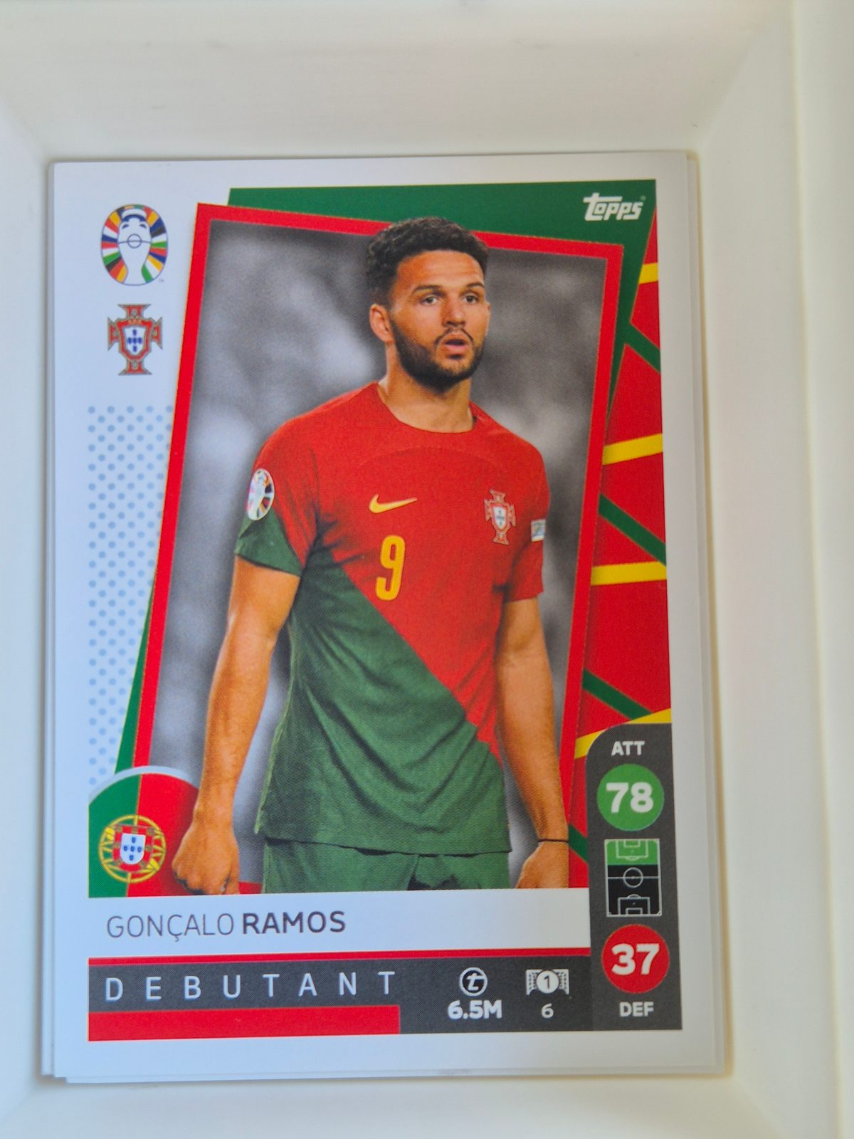 Gonçalo Ramos – Portugália – Topps UEFA Euro 2024 Match Attax Debutant