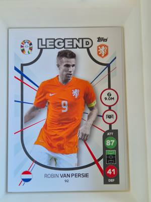 Robin van Persie – Netherlands – Topps LEGENDS UEFA Euro 92 – Holland válogatott – Legends gyűjtői kártya