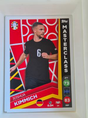 Joshua Kimmich – Germany – Topps Masterclass UEFA Euro – Német válogatott – Masterclass gyűjtői kártya