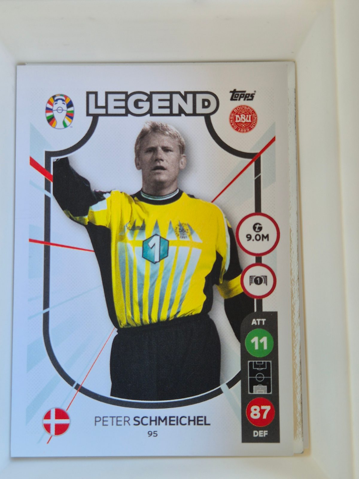 Peter Schmeichel – Denmark – Topps UEFA EURO LEGENDS