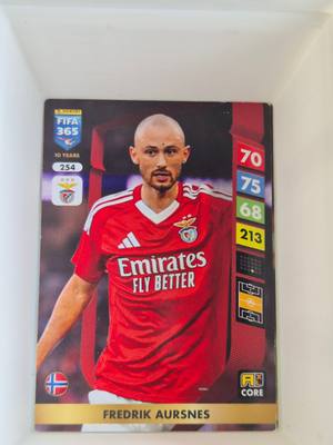 Fredrik Aursnes – Benfica – Panini FIFA 365 2023/24 #254 – Benfica – FIFA 365 gyűjtői kártya