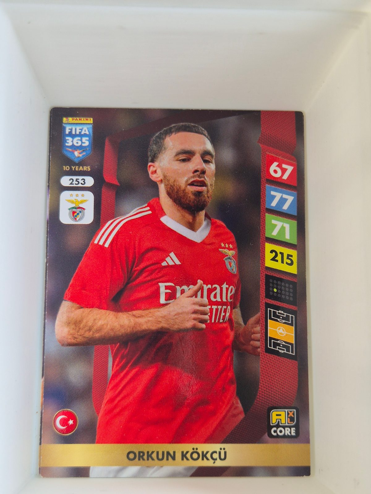 Orkun Kökcü – Benfica – Panini FIFA 365 Adrenalyn XL #253 Base