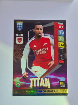 Gabriel Magalhães – Arsenal – Panini FIFA 365 Titan #316 – Arsenal – Titan gyűjtői kártya