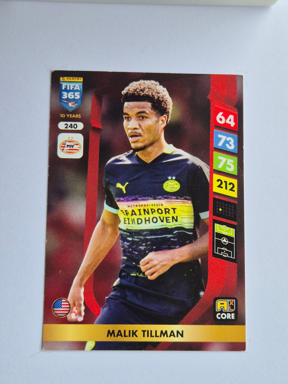 Malik Tillman – PSV – Panini FIFA 365 10 Years 2023/24 #240 Base