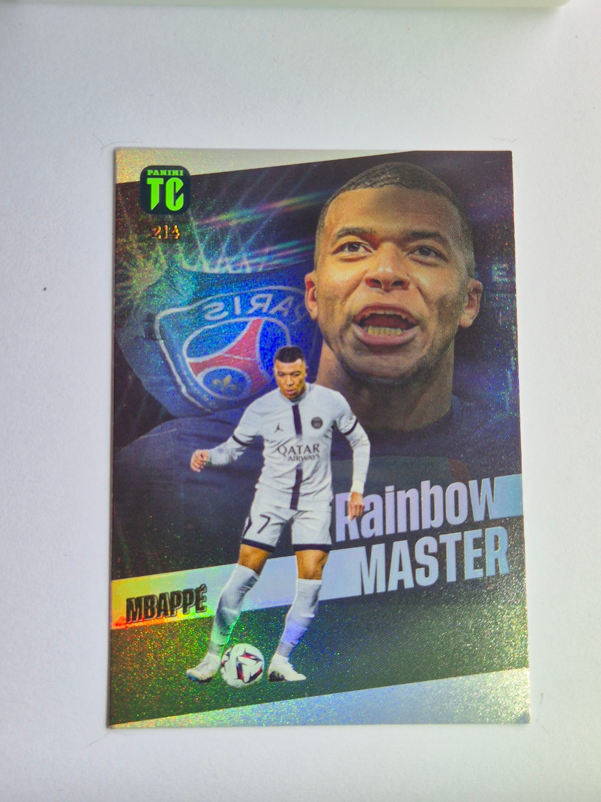 Kylian Mbappé – Paris Saint-Germain – Panini Top Class Rainbow Master #214