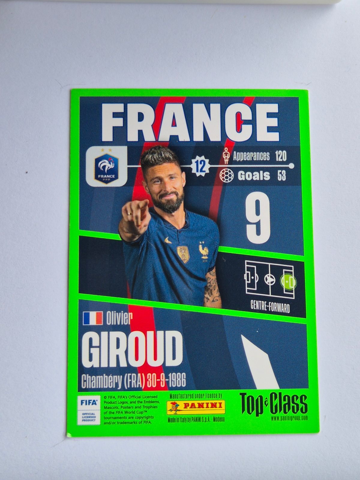 Olivier Giroud - France - Panini Top & Class 2022/23 #123