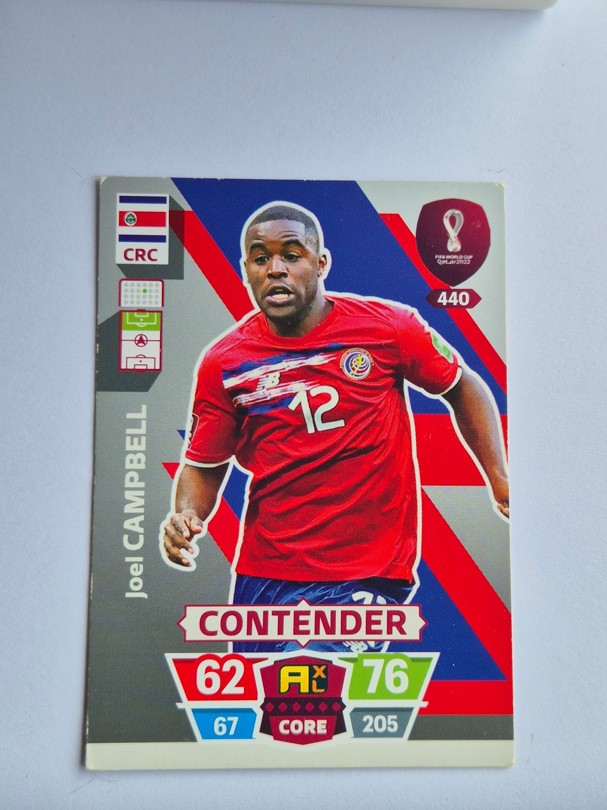 Joel Campbell – Costa Rica – FIFA World Cup Qatar 2022 Adrenalyn XL #440