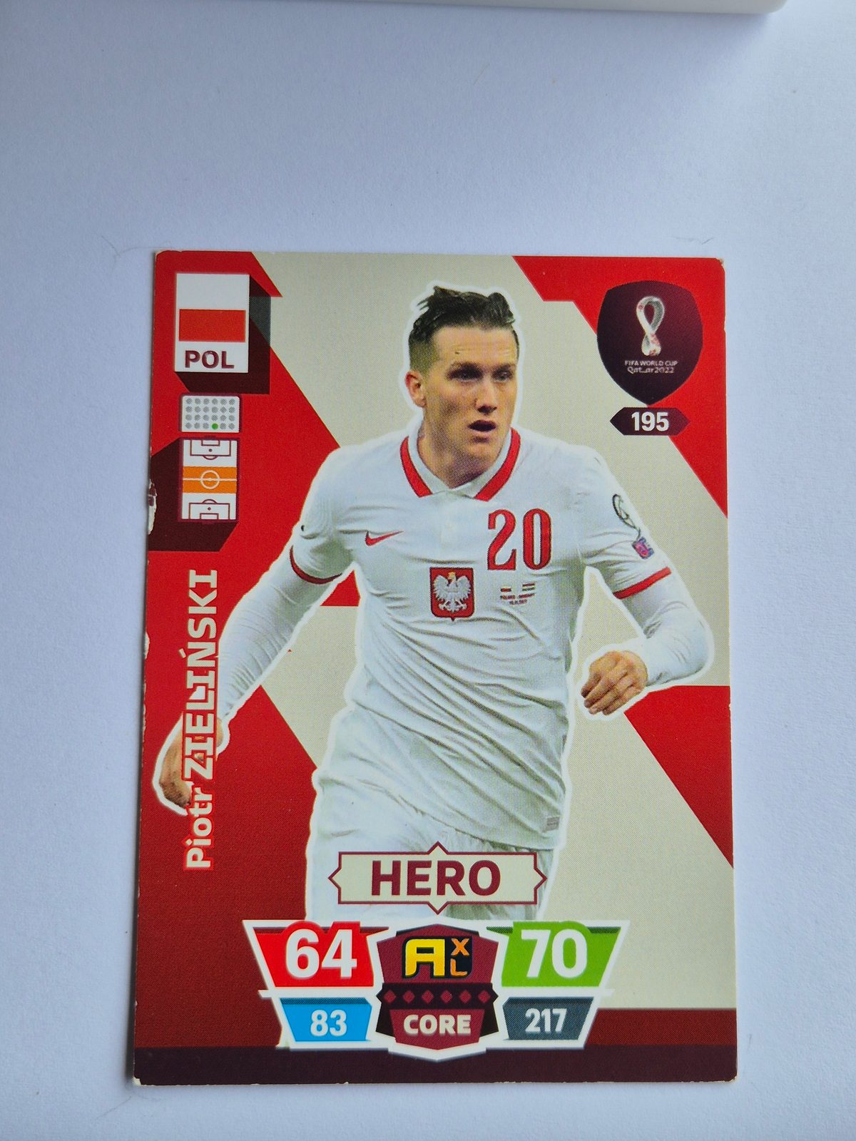 Piotr Zieliński – Poland – Panini FIFA World Cup Qatar 2022 Match Attax #195 Hero