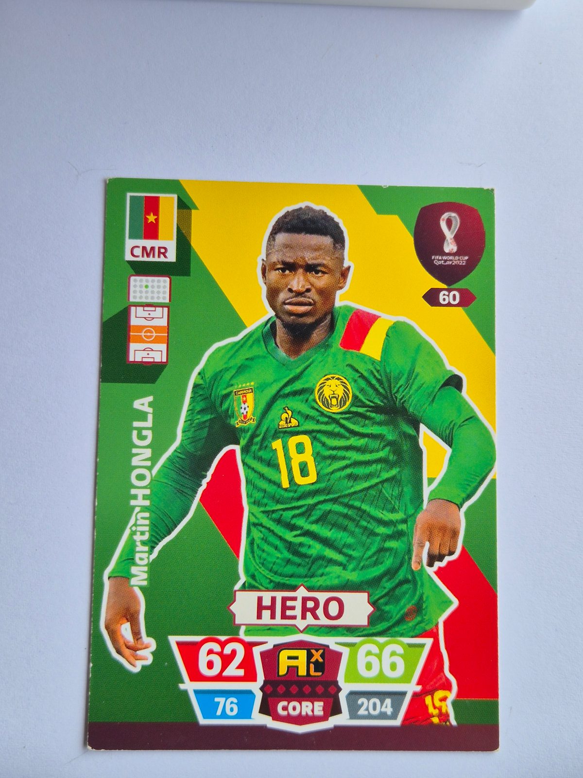 Martin Hongla – Cameroon – Panini Adrenalyn XL FIFA World Cup Qatar 2022 #60 Hero
