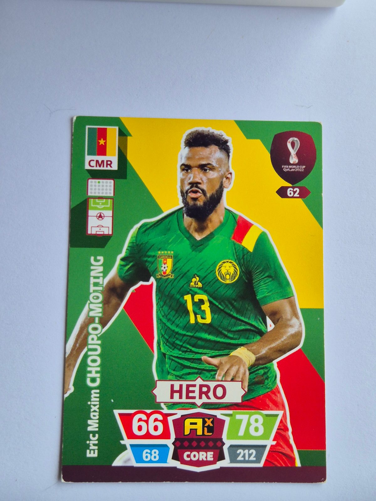 Eric Maxim Choupo-Moting – Cameroon – Panini FIFA World Cup Qatar 2022 #62 Hero