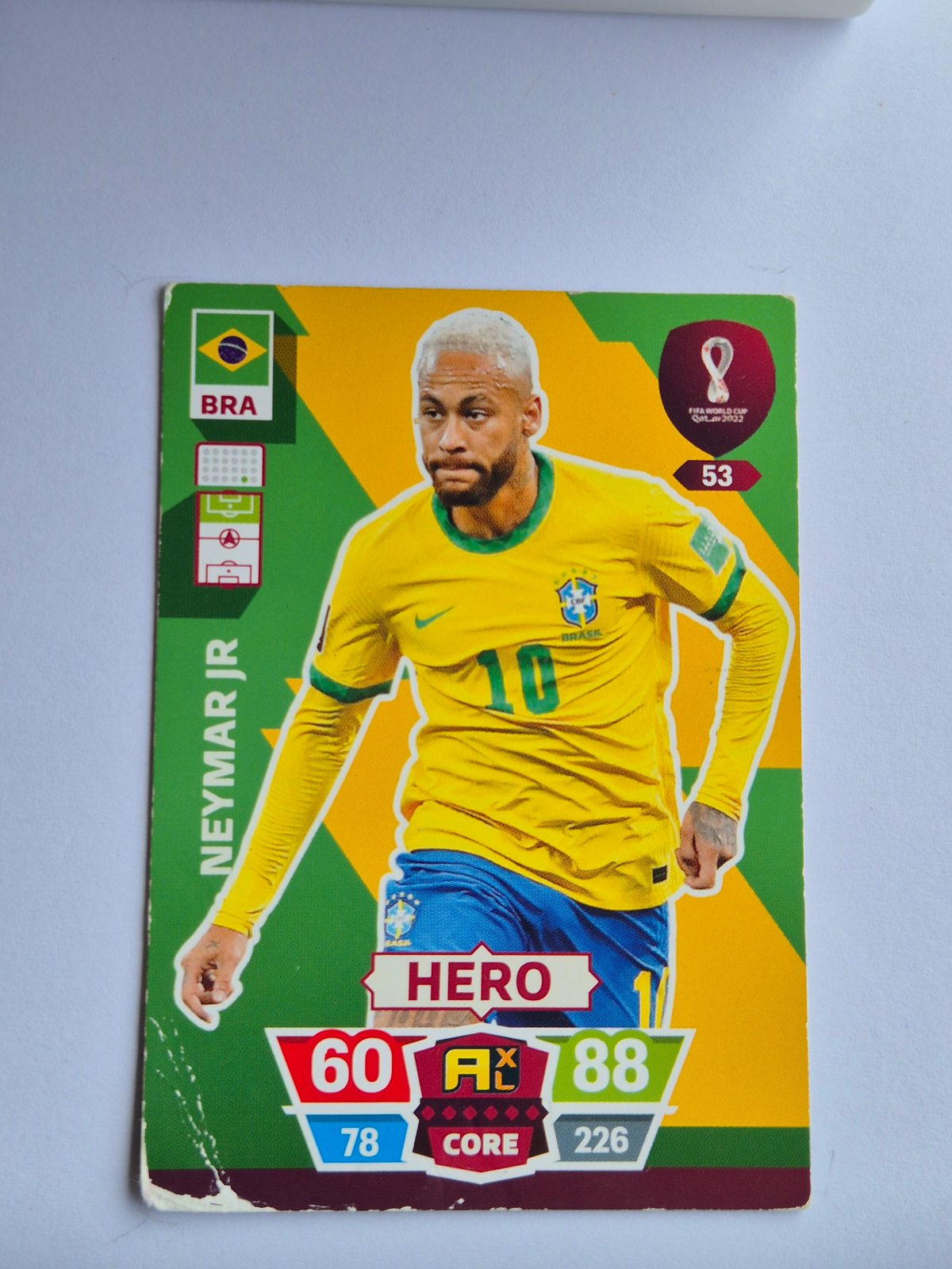 Neymar Jr – Brazil – Panini FIFA World Cup Qatar 2022 Adrenalyn XL #53 Hero