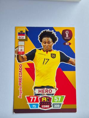 Angelo Preciado – Ecuador – Panini Adrenalyn XL 2022 FIFA World Cup Qatar #93 Hero – Ecuadori válogatott – Adrenalyn XL – 2022 gyűjtői kártya