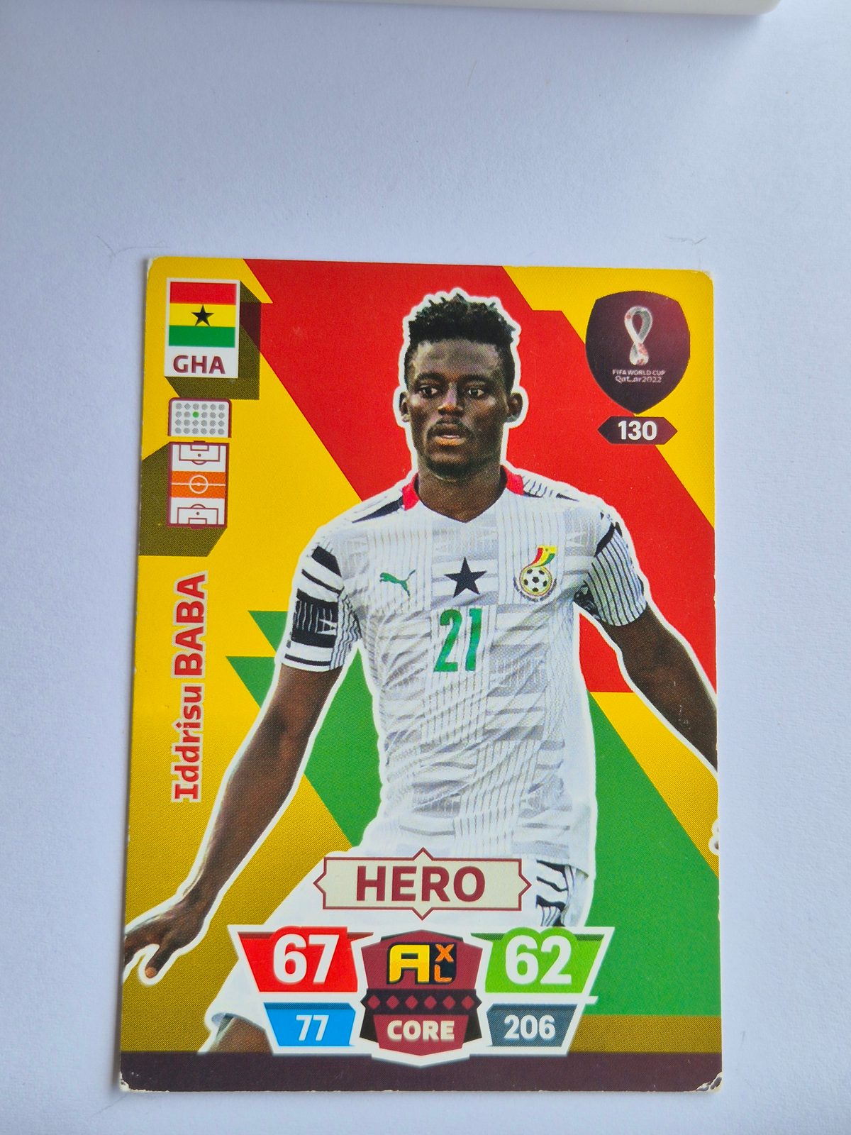 Iddrisu Baba – Ghana – FIFA World Cup Qatar 2022 Adrenalyn XL Hero #130
