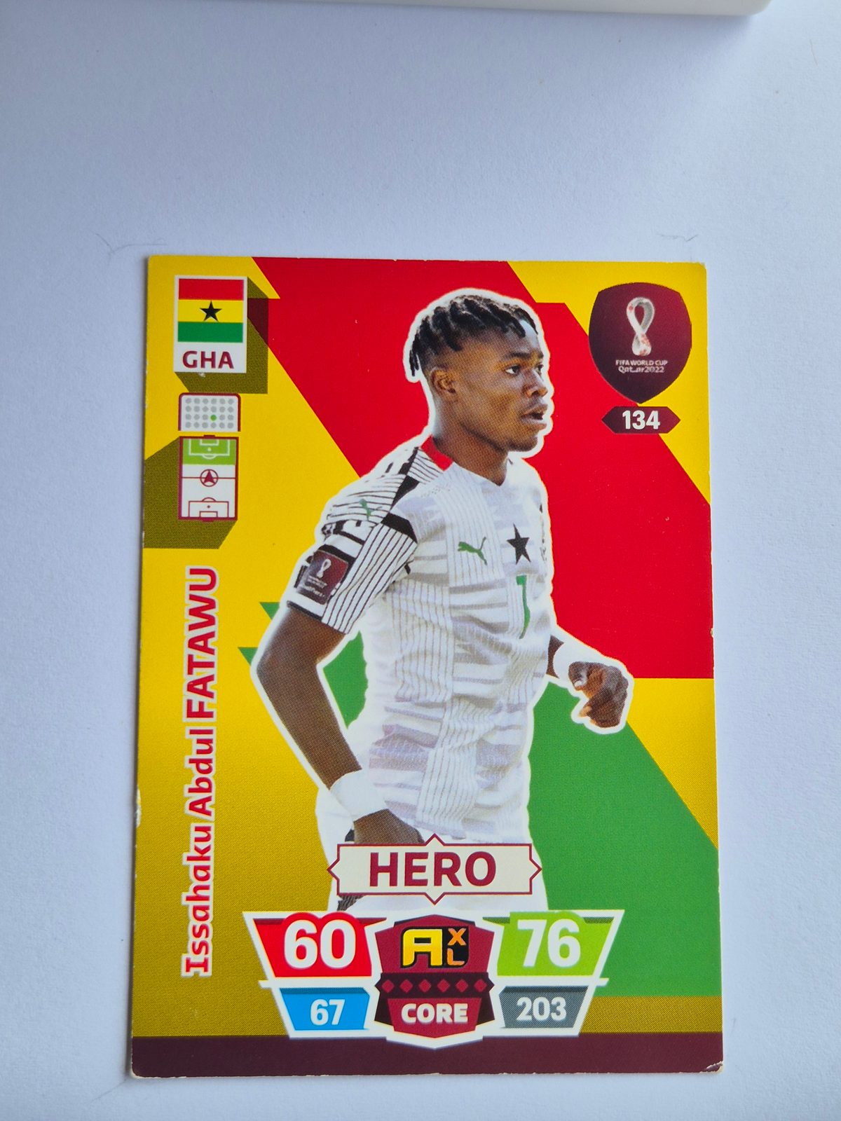 Issahaku Abdul Fatawu – Ghana – Panini FIFA World Cup Qatar 2022 Adrenalyn XL Hero #134