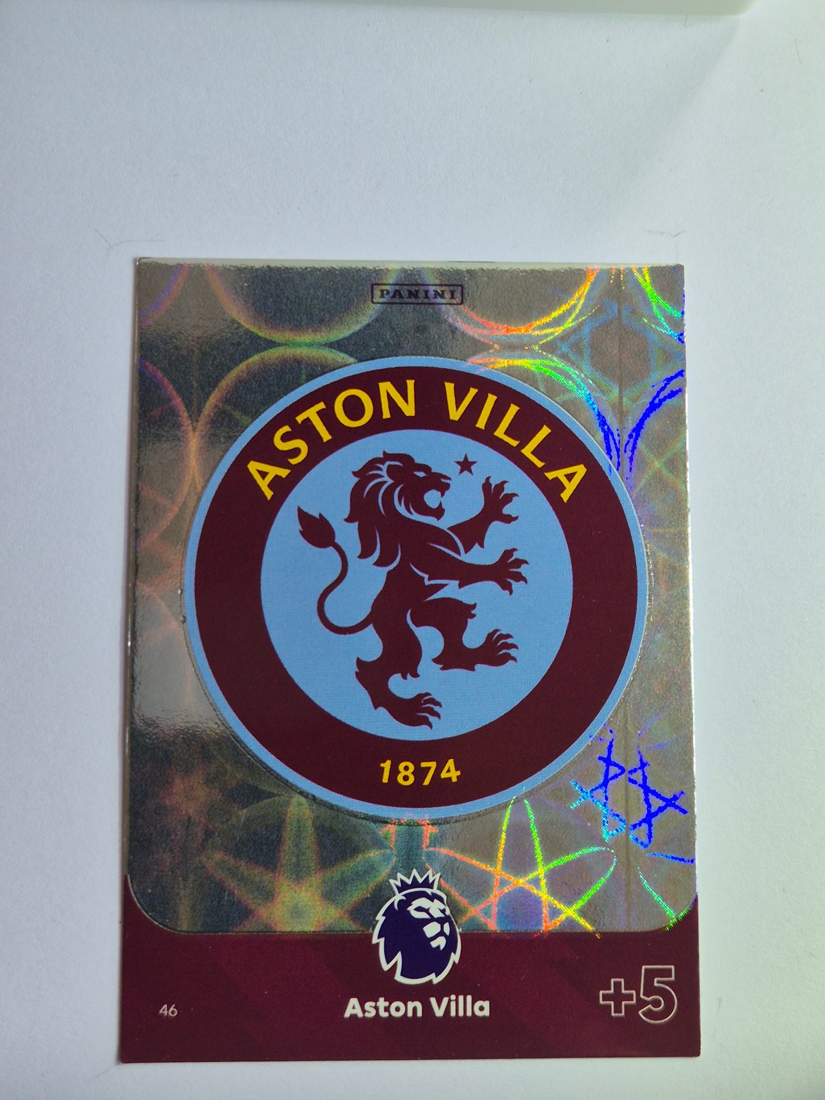 Aston Villa - Premier League - Panini Card #46