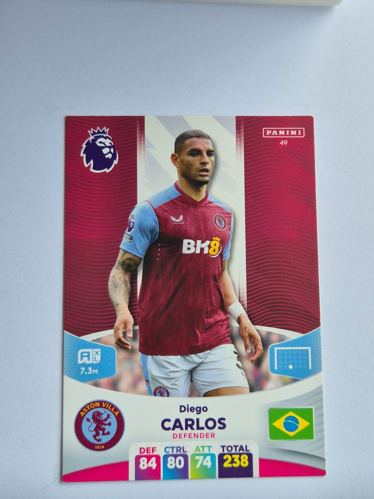 Diego Carlos – Aston Villa – Panini Premier League Adrenalyn XL 2023/24 #49