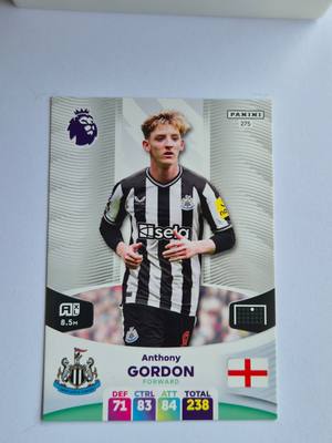 Anthony Gordon – Newcastle United – Panini Adrenalyn XL Premier League 2023 #275 – Newcastle United – Adrenalyn XL – 2023 gyűjtői kártya