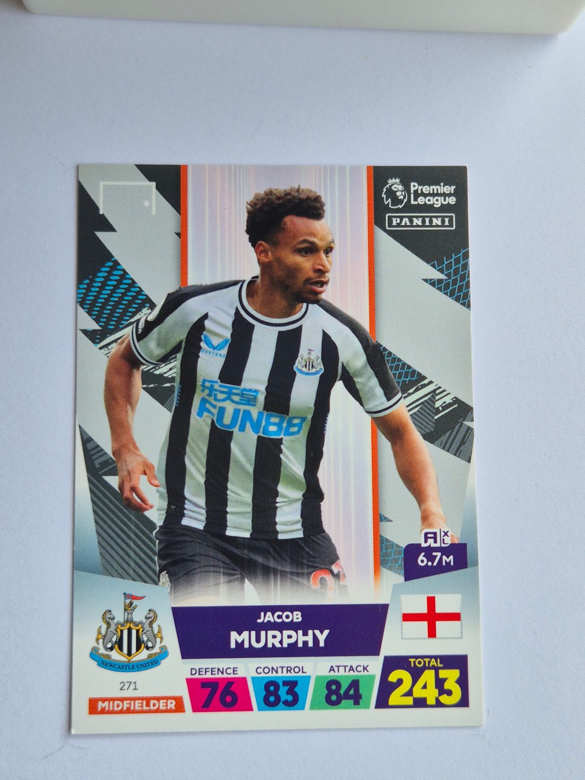 Jacob Murphy – Newcastle United – Premier League Adrenalyn XL 2023/24 #271