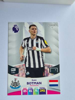 Sven Botman – Newcastle United – Panini Premier League #265 Base – Newcastle United gyűjtői kártya