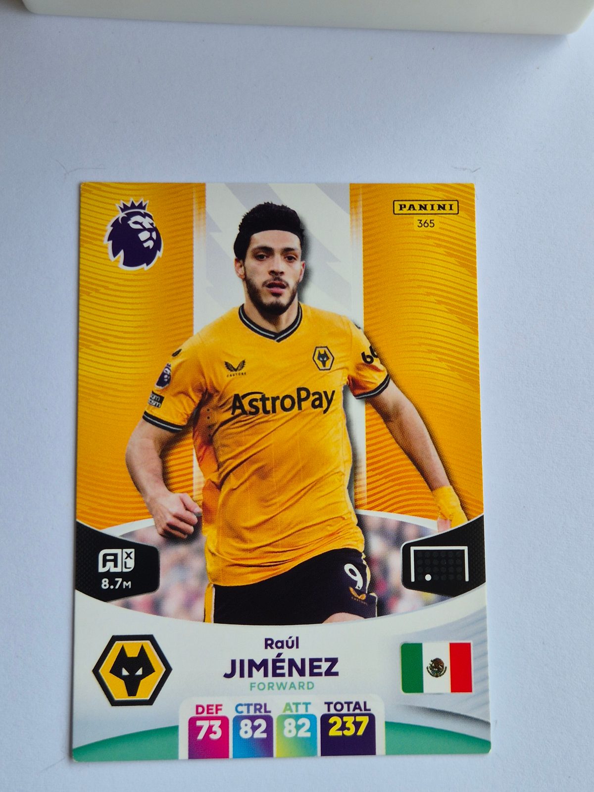 Raúl Jiménez – Wolverhampton Wanderers – Panini 365 Premier League