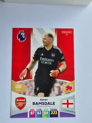 Aaron Ramsdale – Arsenal – Panini Premier League #29 Base – Arsenal gyűjtői kártya