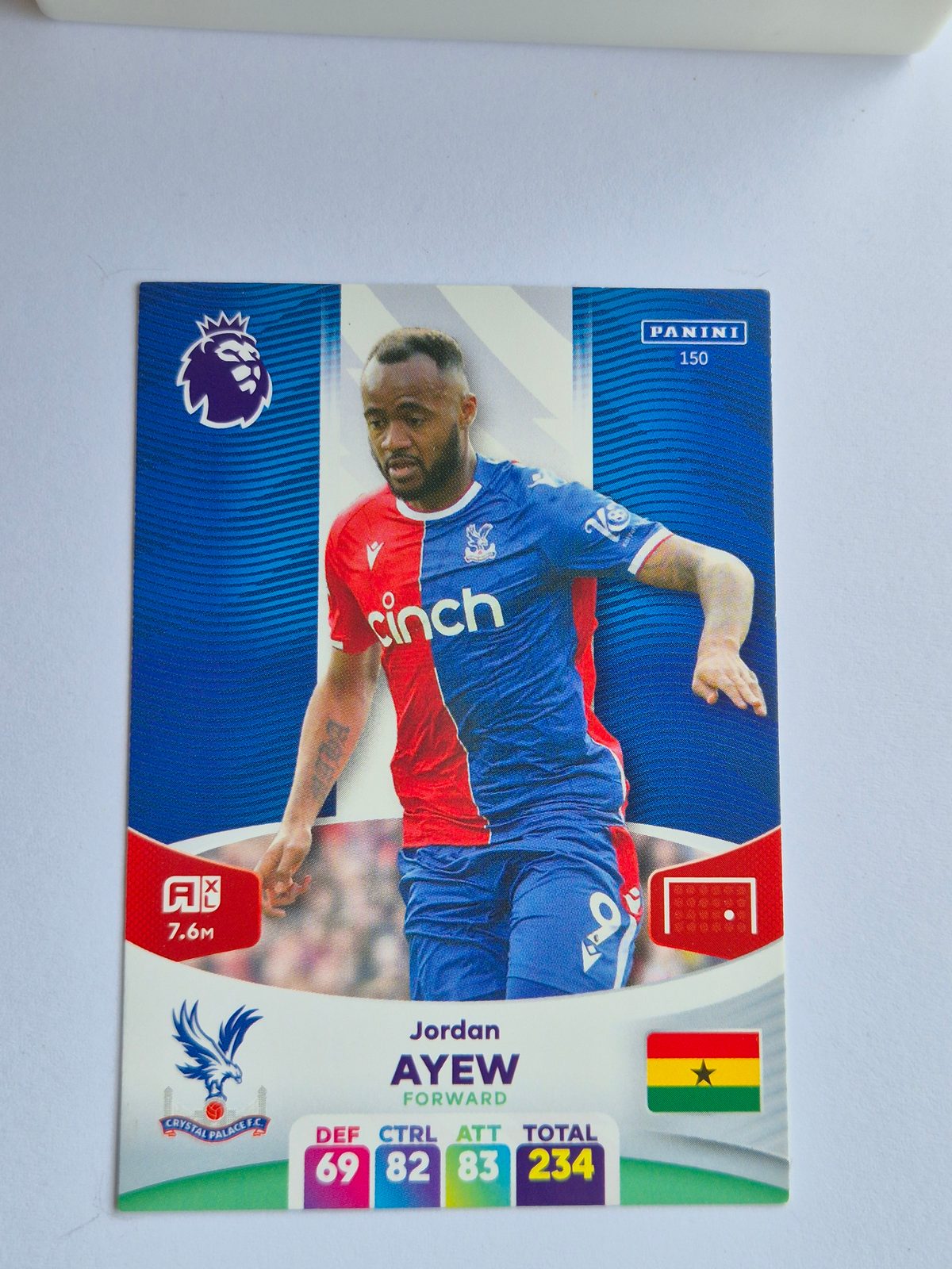Jordan Ayew – Crystal Palace – Panini Premier League #150 Base