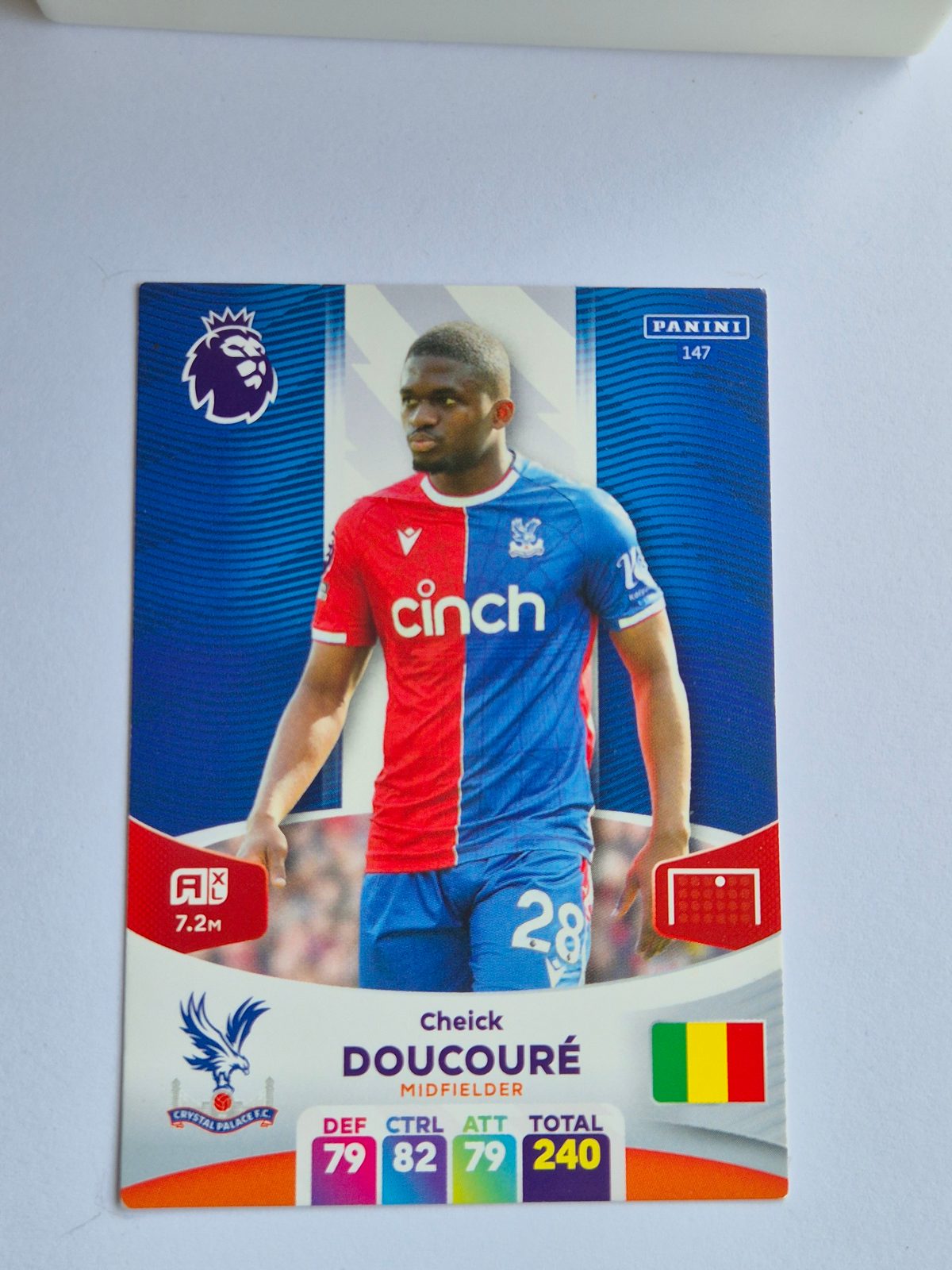 Cheick Doucouré – Crystal Palace FC – Panini Adrenalyn XL Premier League 2023 #147