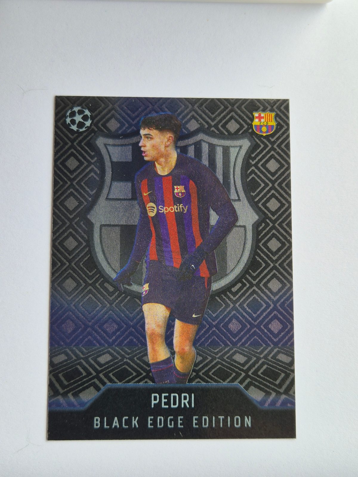 Pedri – FC Barcelona – Topps UCL Black Edge Edition #464 Base