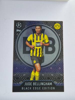 Jude Bellingham - Borussia Dortmund - Topps UCL 2021/22 Black Edge Edition #468 – Borussia Dortmund – UCL gyűjtői kártya