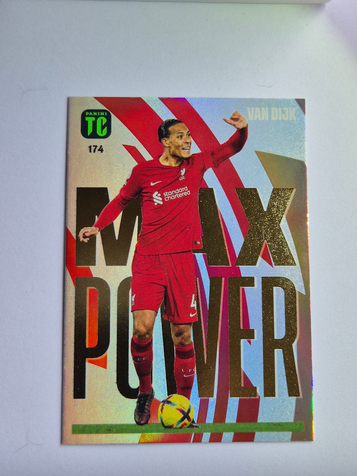 Virgil van Dijk – Liverpool – Panini Top Class 2023/24 #174 Max Power