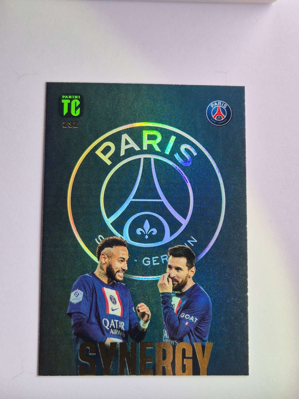 Neymar Jr, Messi – Paris Saint-Germain – Panini Top Class Synergy 2023 #232