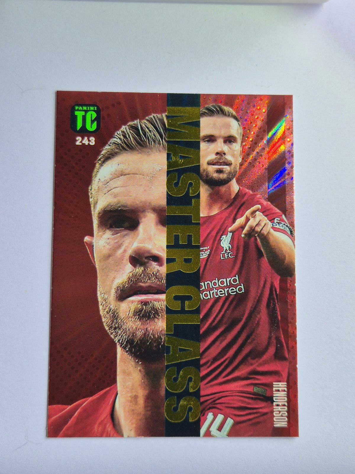 Jordan Henderson - Liverpool FC - Panini Top Class Master Class #243