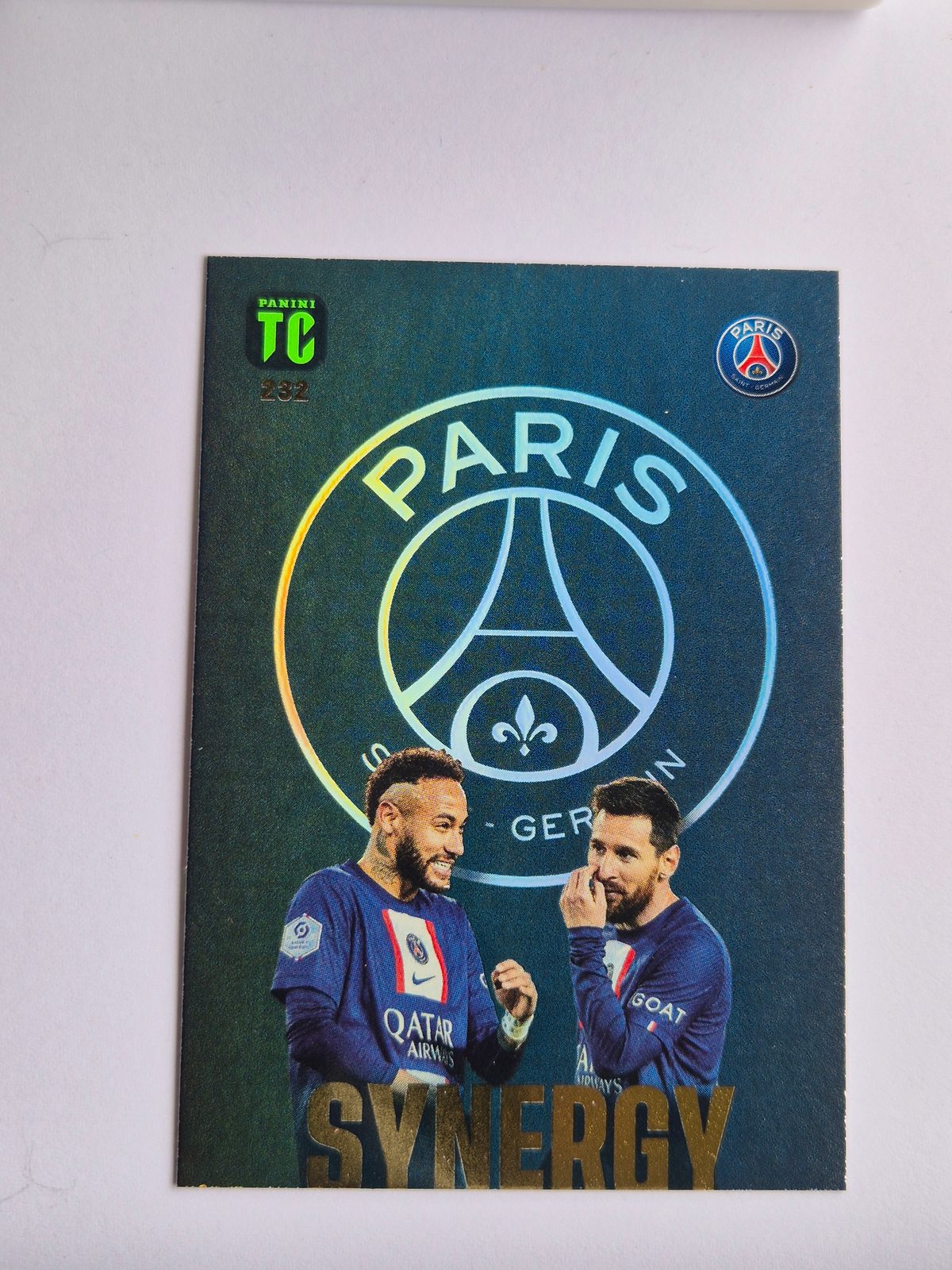 Neymar Jr, Messi – Paris Saint-Germain – Panini Top Class Synergy 2023 #232