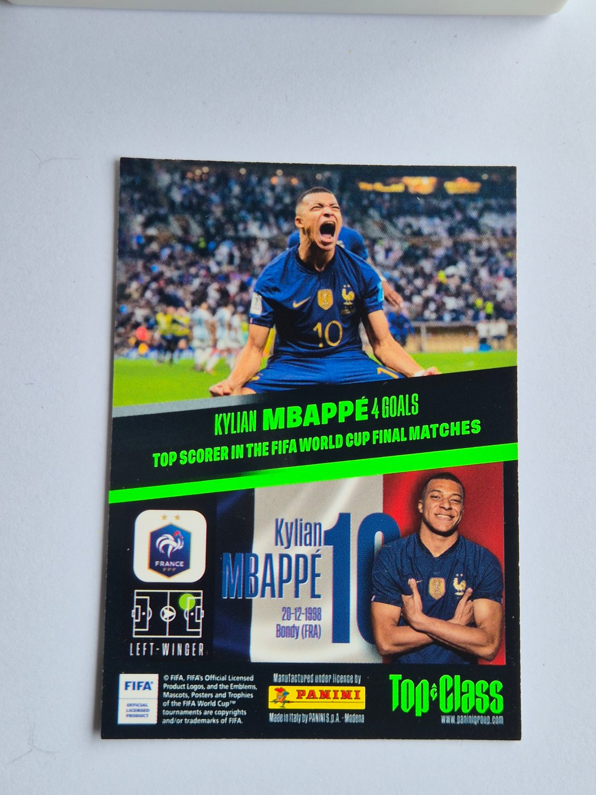 Kylian Mbappé – France – Panini Top-Class FIFA World Cup #264