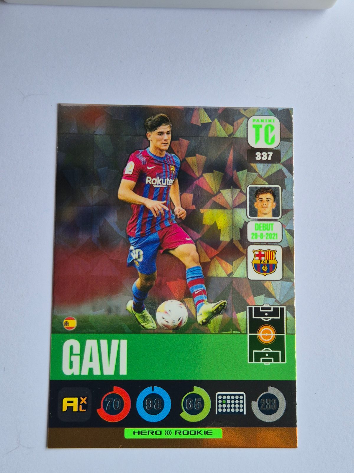 Gavi – FC Barcelona – Panini Adrenalyn XL 2021/22 #337 Hero Rookie