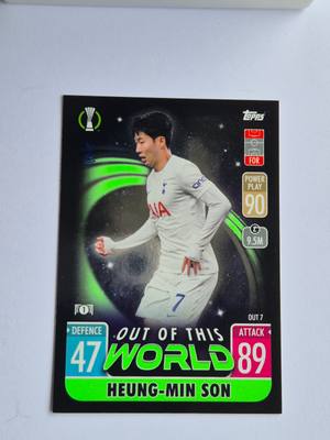 Heung-Min Son – Tottenham Hotspur – Topps Match Attax UEFA Europa League Out of This World #OUT7 – Tottenham Hotspur – Out of This World gyűjtői kártya