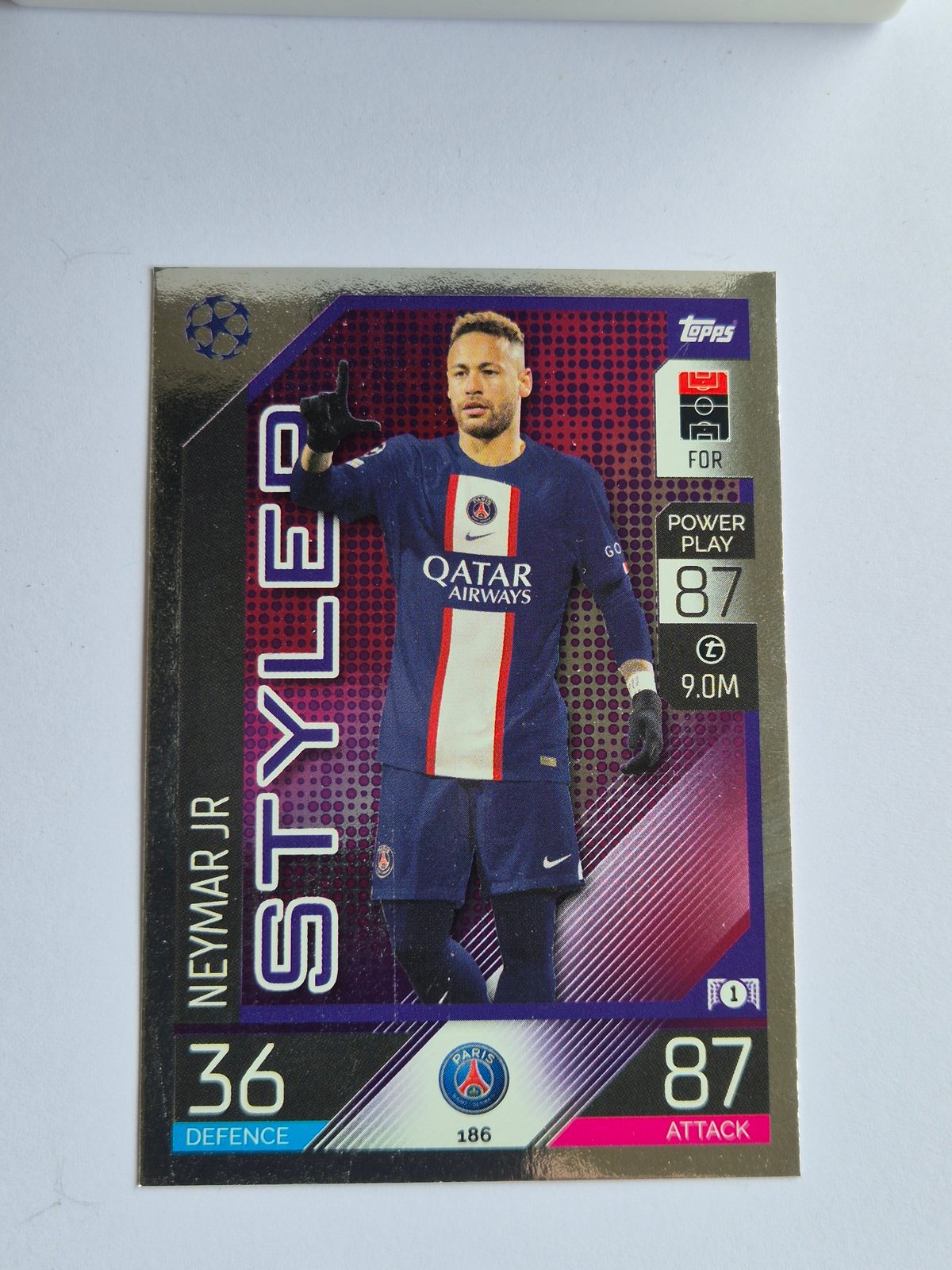 Neymar Jr – Paris Saint-Germain – Topps Match Attax 2022/23 #186