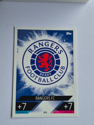 Rangers FC – Topps #379 – Rangers gyűjtői kártya